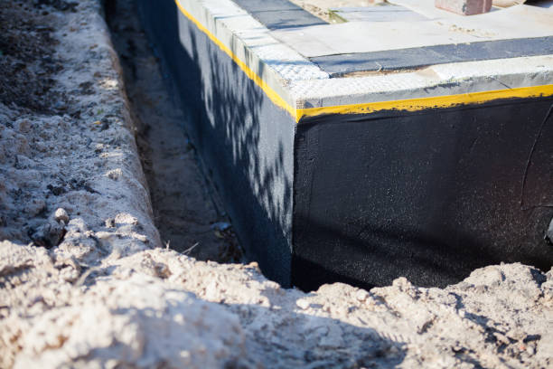 Professional Waterproofing technician working in Marion, WI